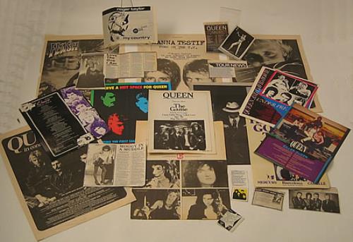 Queen Newspaper Cuttings handbill UK QUEHBNE387569