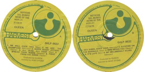 Queen Noticas Del Mundo - News Of The World vinyl LP album (LP record) Venezuelan QUELPNO275092