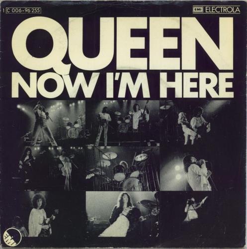 Queen Now I'm Here - EX 7" vinyl single (7 inch record / 45) German QUE07NO326147