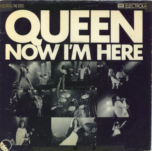Queen Now I'm Here - VG 7" vinyl single (7 inch record / 45) German QUE07NO793272
