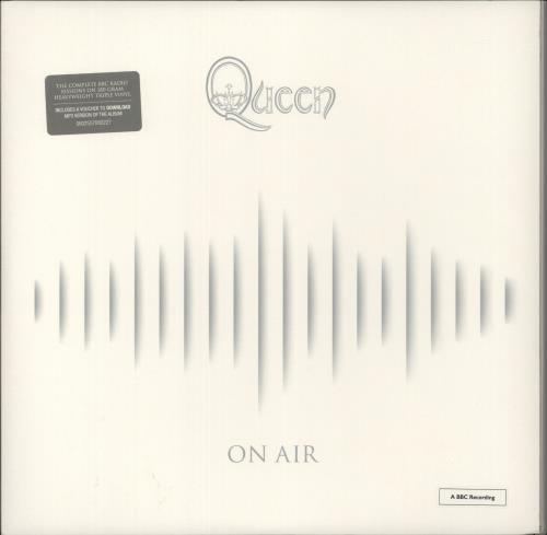 Queen On Air 3-LP vinyl record set (Triple LP Album) UK QUE3LON870054