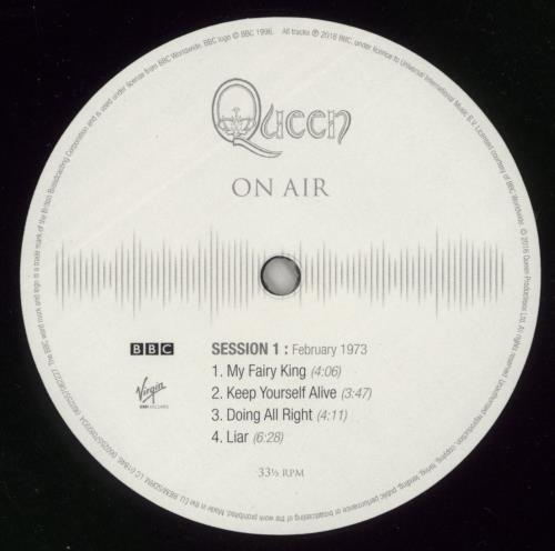 Queen On Air 3-LP vinyl record set (Triple LP Album) UK QUE3LON870054