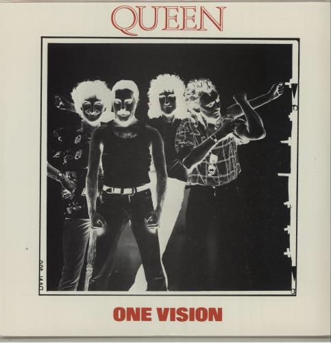 Queen One Vision - Double Sleeve 7" vinyl single (7 inch record / 45) Australian QUE07ON88652