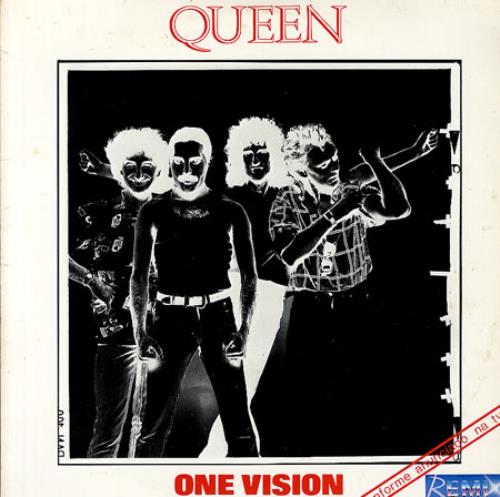 Queen One Vision 12" vinyl single (12 inch record / Maxi-single) Brazilian QUE12ON261037