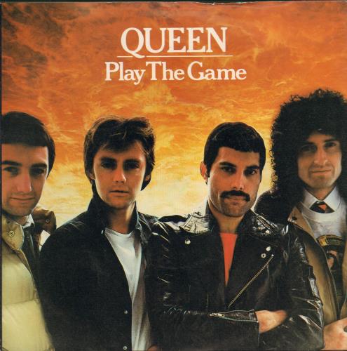 Queen Play The Game - White label design + p/s 7" vinyl single (7 inch record / 45) UK QUE07PL672583