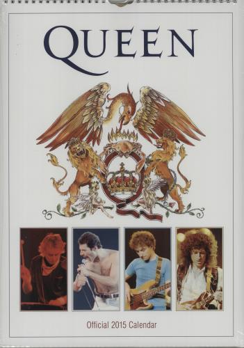 Queen Quantity Of 4 Official Calendars 2015-2017 calendar UK QUECAQU673229