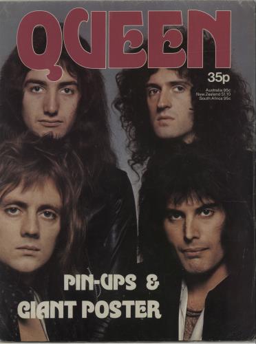 Queen Queen - Pin-Ups & Giant Poster magazine UK QUEMAQU678438