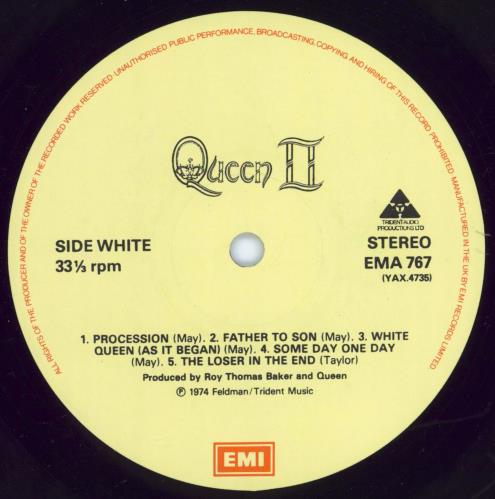 Queen Queen II - 80's reissue vinyl LP album (LP record) UK QUELPQU787469