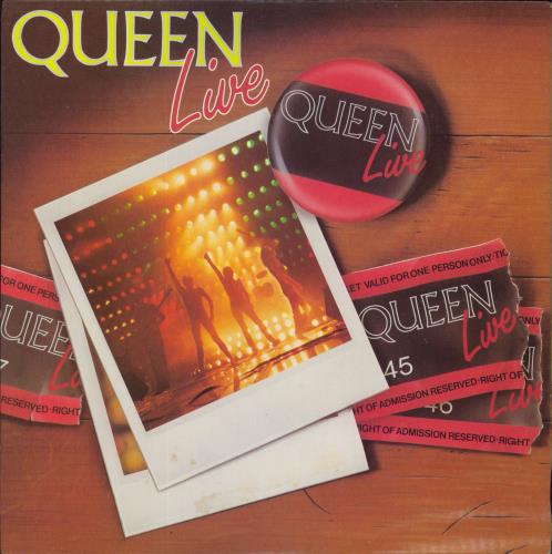 Queen Queen Live vinyl LP album (LP record) South African QUELPQU219587