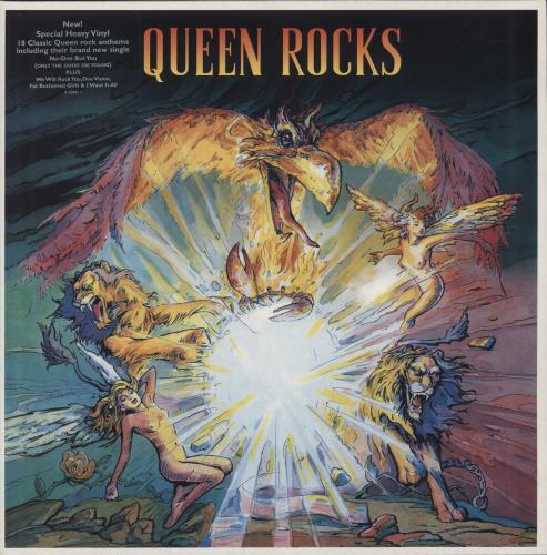 Queen Queen Rocks - VG 2-LP vinyl record set (Double LP Album) UK QUE2LQU875476