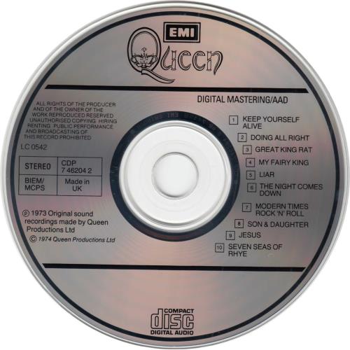Queen Queen CD album (CDLP) UK QUECDQU650471