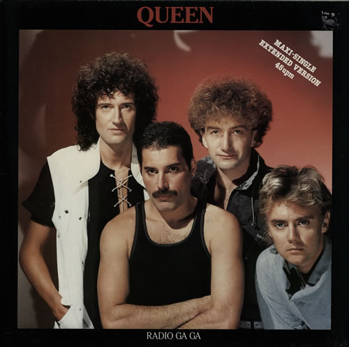 Queen Radio Ga Ga - EX 12" vinyl single (12 inch record / Maxi-single) Dutch QUE12RA210208