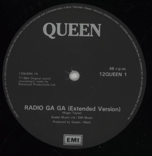 Queen Radio Ga Ga - EX 12" vinyl single (12 inch record / Maxi-single) UK QUE12RA06613