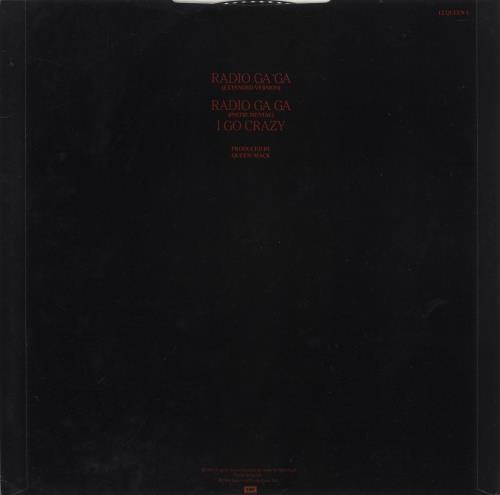 Queen Radio Ga Ga - VG 12" vinyl single (12 inch record / Maxi-single) UK QUE12RA875282