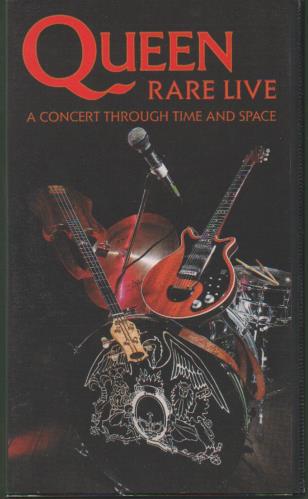 Queen Rare Live video (VHS or PAL or NTSC) UK QUEVIRA82754