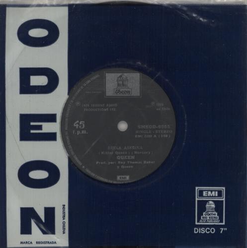 Queen Reina Asesina 7" vinyl single (7 inch record / 45) Chile QUE07RE789937