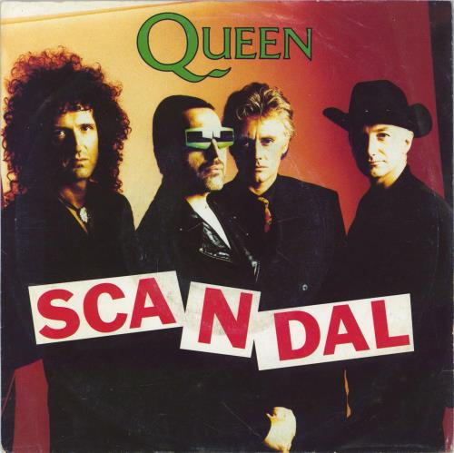 Queen Scandal - Wide + P/S 7" vinyl single (7 inch record / 45) German QUE07SC772332