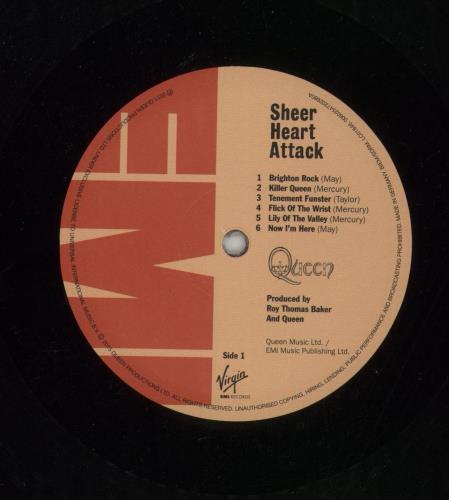 Queen Sheer Heart Attack - 180gram vinyl LP album (LP record) UK QUELPSH806829