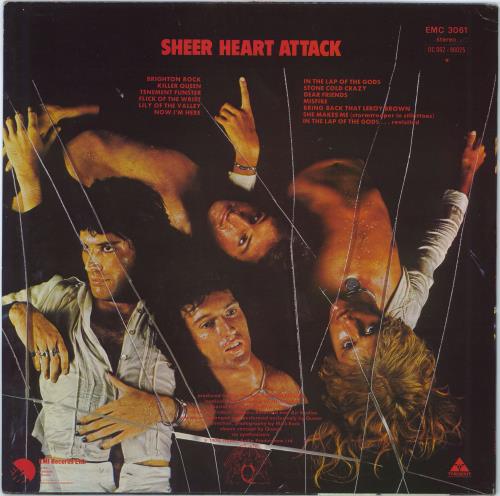 Queen Sheer Heart Attack - 2nd vinyl LP album (LP record) UK QUELPSH774373