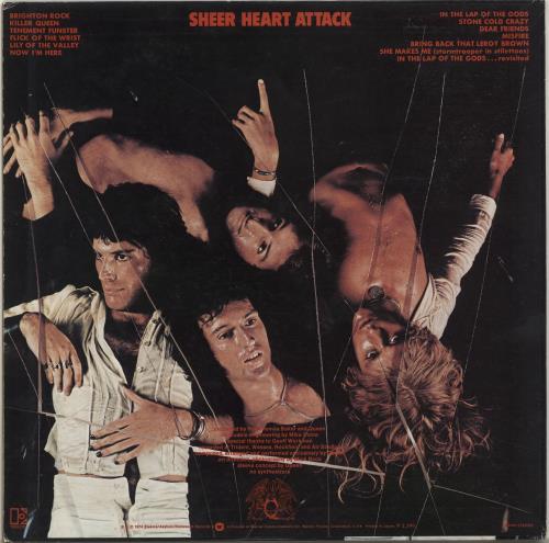Queen Sheer Heart Attack - EX vinyl LP album (LP record) Japanese QUELPSH703205