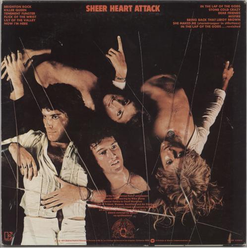 Queen Sheer Heart Attack vinyl LP album (LP record) US QUELPSH212684