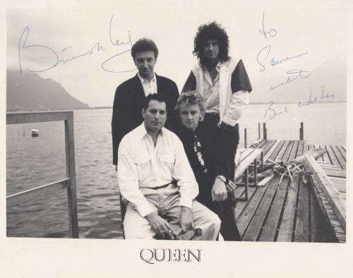 Queen Signed Photo photograph UK QUEPHSI656230