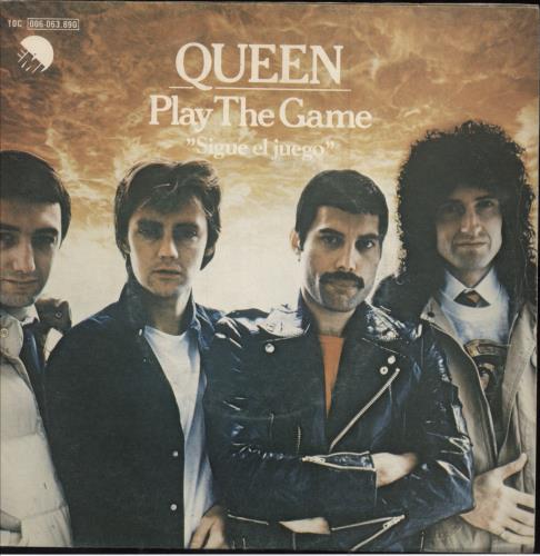 Queen Sigue El Juego 7" vinyl single (7 inch record / 45) Spanish QUE07SI784625