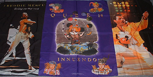 Queen Silk Wall Displays memorabilia UK QUEMMSI327784