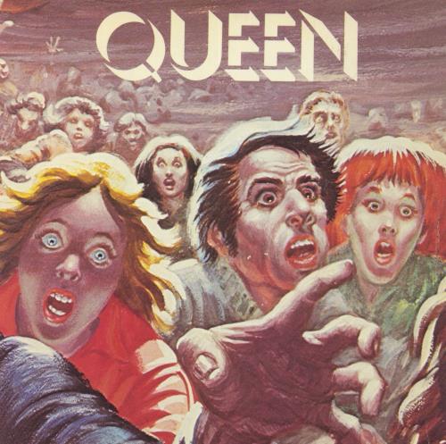 Queen Spread Your Wings - p/s - Wide Centre 7" vinyl single (7 inch record / 45) UK QUE07SP806137