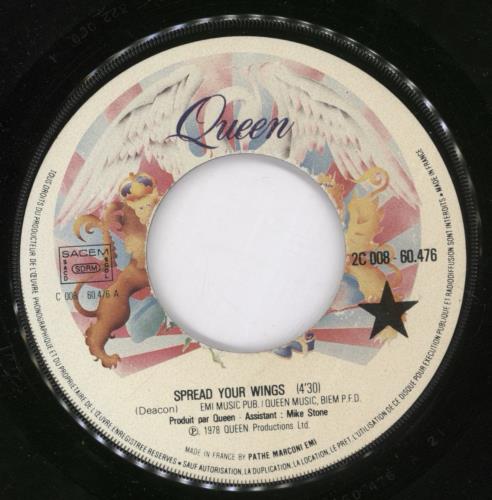 Queen Spread Your Wings 7" vinyl single (7 inch record / 45) French QUE07SP334587