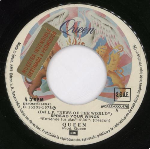 Queen Spread Your Wings 7" vinyl single (7 inch record / 45) German QUE07SP891938