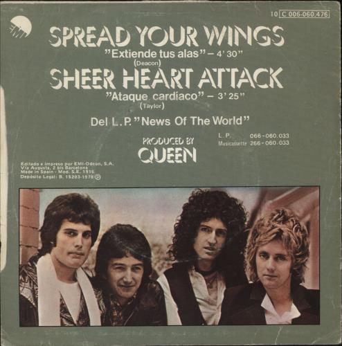 Queen Spread Your Wings 7" vinyl single (7 inch record / 45) German QUE07SP891938