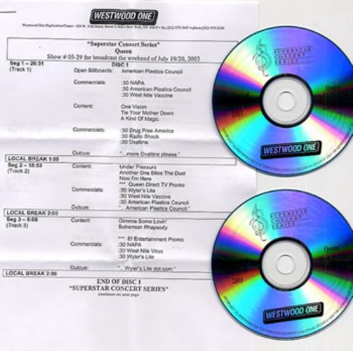 Queen Superstar Concert Series 2 CD album set (Double CD) US QUE2CSU264297