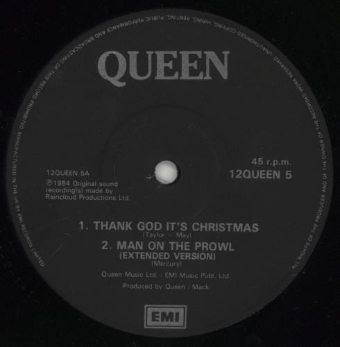 Queen Thank God It's Christmas - EX 12" vinyl single (12 inch record / Maxi-single) UK QUE12TH690076