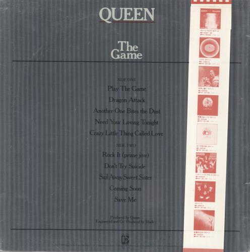 Queen The Game + Obi vinyl LP album (LP record) Japanese QUELPTH192985