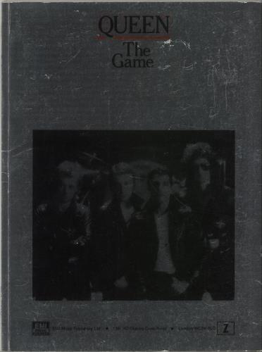 Queen The Game sheet music UK QUESMTH219321