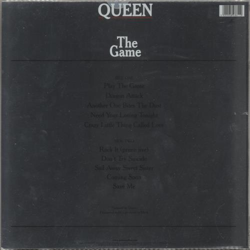 Queen The Game vinyl LP album (LP record) UK QUELPTH492664