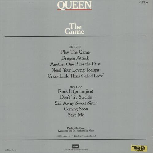 Queen The Game vinyl LP album (LP record) Italian QUELPTH722724