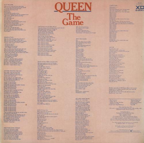 Queen The Game vinyl LP album (LP record) South Korean QUELPTH793034