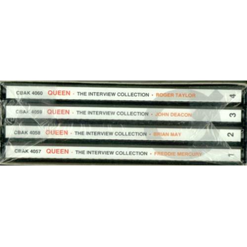 Queen The Interview Collection 4-CD album set UK QUE4CTH219538