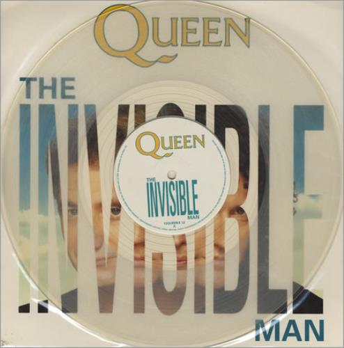 Queen The Invisible Man - Clear Vinyl 12" vinyl single (12 inch record / Maxi-single) UK QUE12TH32024