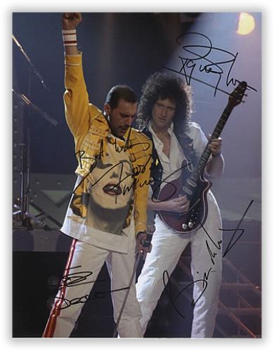 Queen The Miracle - Autographed photograph UK QUEPHTH404666