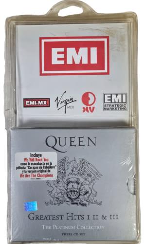 Queen The Platinum Collection 3-CD album set (Triple CD) Mexican QUE3CTH247637