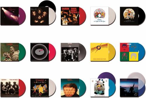 Queen The Queen Studio Collection - Coloured Vinyl - Original Packaging Vinyl Box Set UK QUEVXTH724802