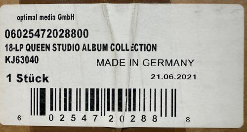 Queen The Queen Studio Collection - Coloured Vinyl - Original Packaging Vinyl Box Set UK QUEVXTH724802