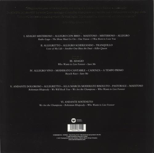 Queen The Royal Philharmonic Orchestra  The Queen Symphony - RSD17 2-LP vinyl record set (Double LP Album) UK QUE2LTH873985