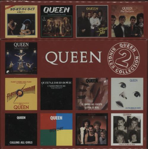 Queen The Singles Collection [Volume 2] - Sealed & Promo stickered CD Single Box Set UK QUECXTH688744