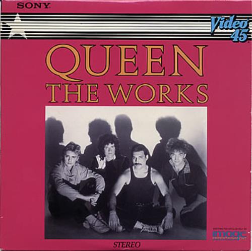 Queen The Works - 8" laserdisc / lazerdisc US QUELZTH286359