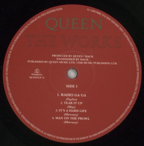 Queen The Works vinyl LP album (LP record) UK QUELPTH513776