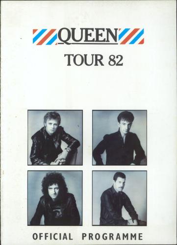 Queen Tour 82 - EX tour programme UK QUETRTO121693